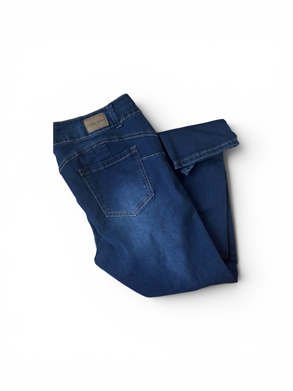 Ripped Dark Blue Skinny Jeans - Picture 5 of 6